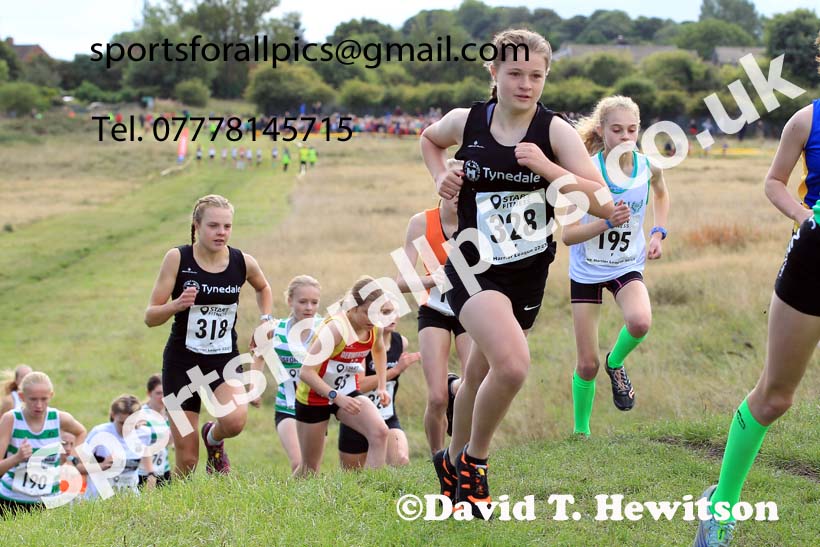 Girls under-15s, 2022 Start Fitness NEHL, Wrekenton. Photo: David T. Hewitson/Sports for All Pics